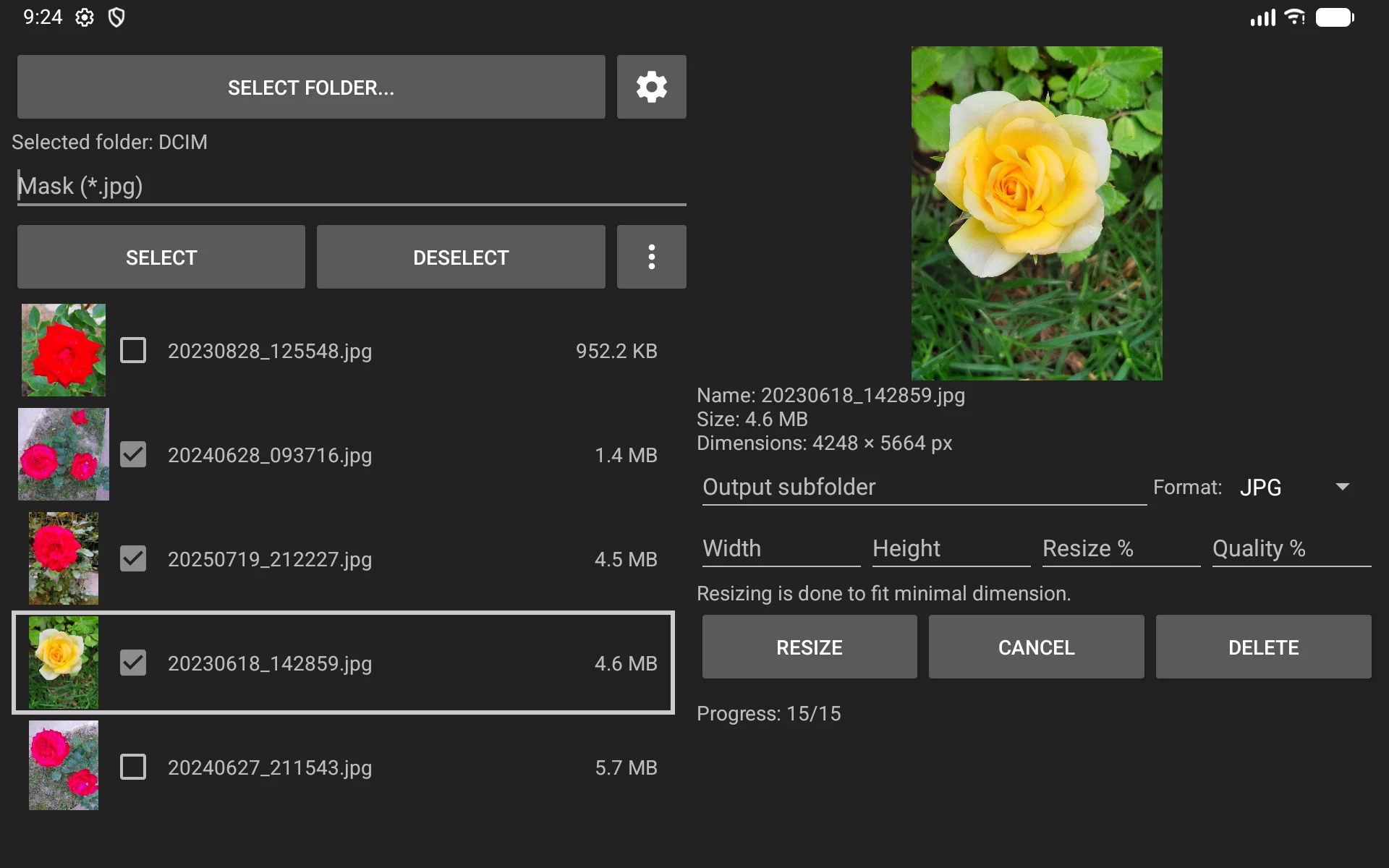 Offline Photo Resizer&Toolkit screenshot